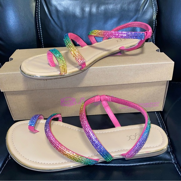 Sugar Strappy Sandals Womens‎ 9.5M - Picture 1 of 1